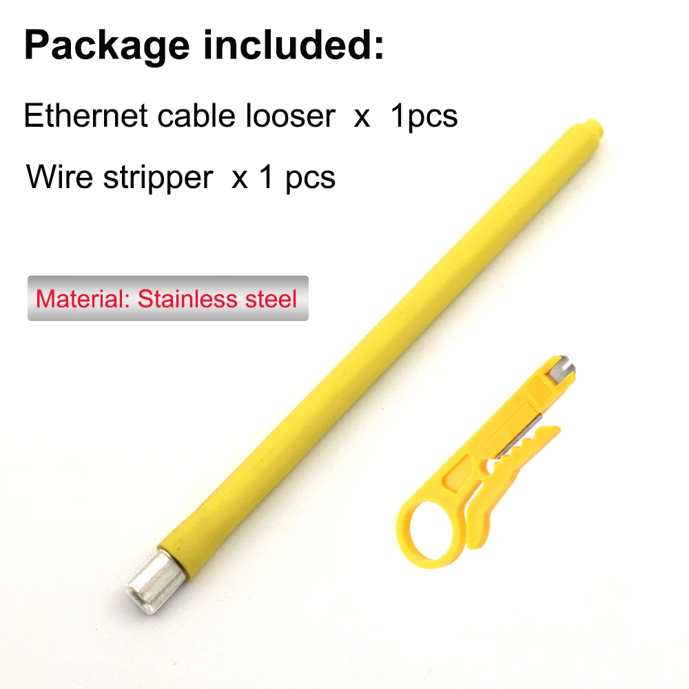 xintylink Networking engineer tools Network wire looser for CAT5 CAT6 Ethermet cable releaser twisted wire core separater wire line tester Networking Tools