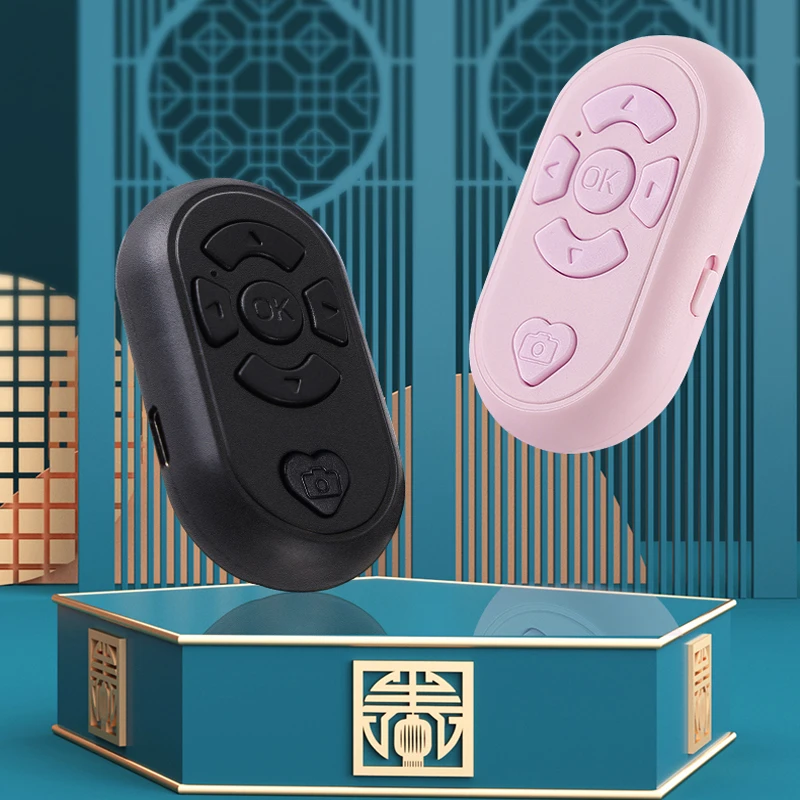 

New Wireless Bluetooth Button Self Timer Tik Tok Video Remote Control Android \Ios System For Xiaomi HUAWEI Mobile Self Timer