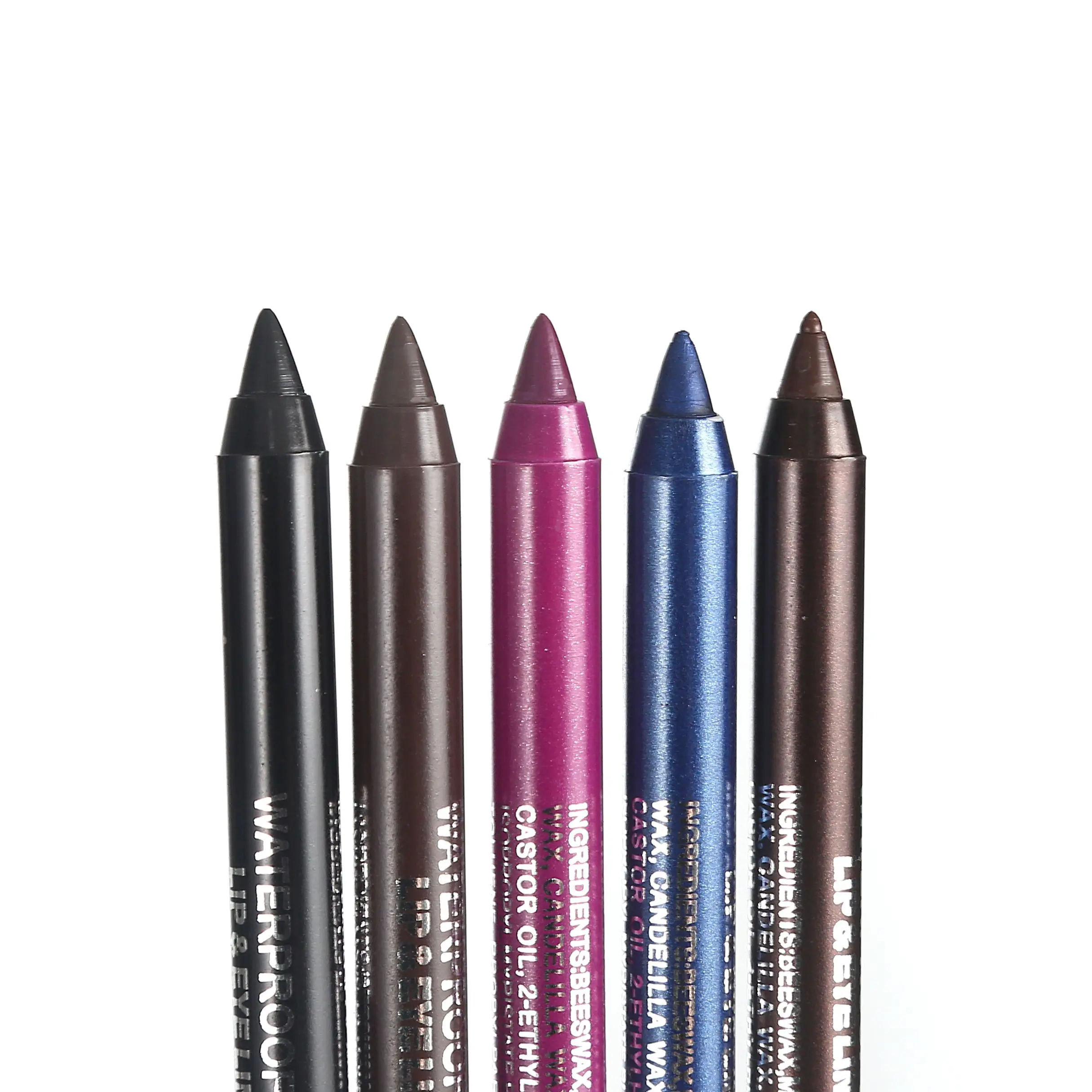 Eyeliner Pencil Waterproof Eyeliner Pencil Pigment Brown Black Glitter Eyeiner Pen for Women Fashion Color Eyes Make Up Cosmetics 14 Colors