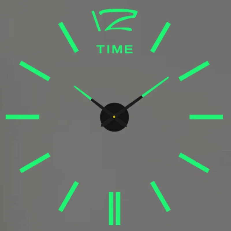 Luminous acrylic wall clock design 056