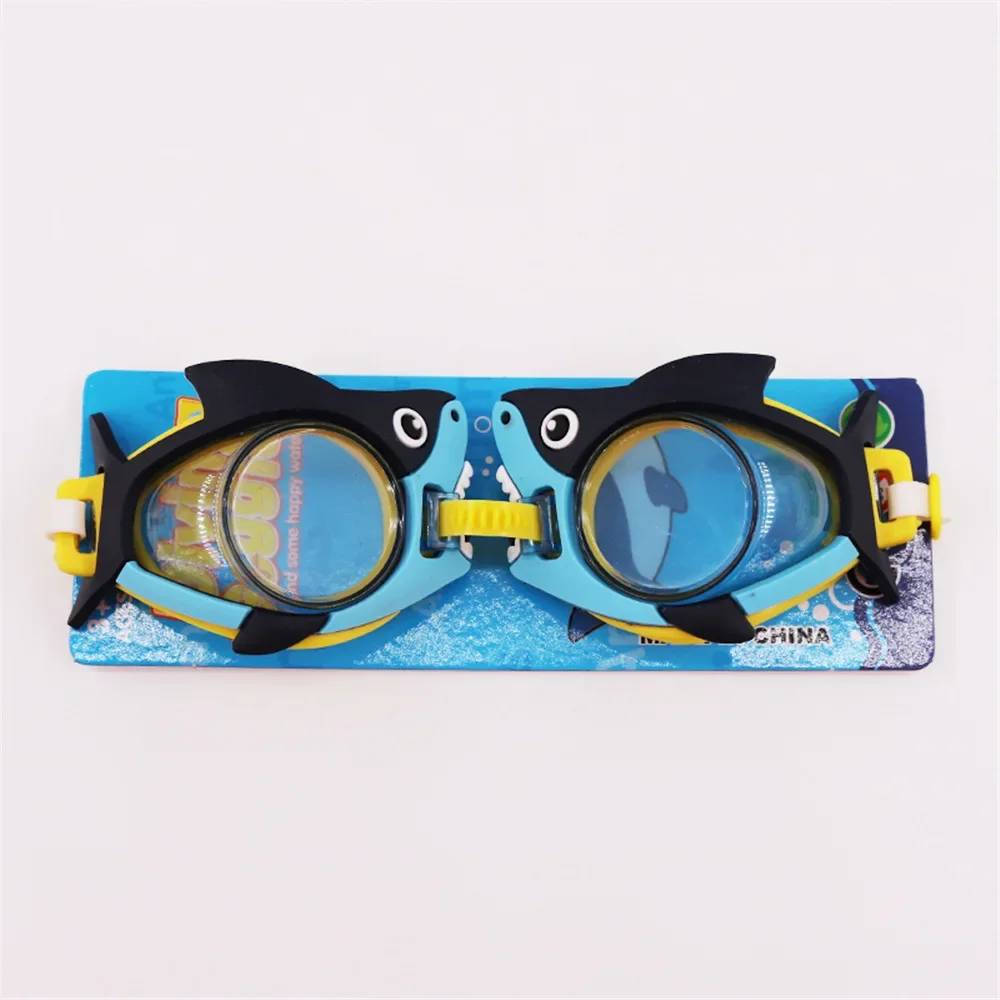 Kids Swimming Glasses One - Piece Cartoon Goggles for Children Comfort Waterproof Diving Equipment Wholesale 3
