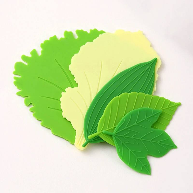 5pcs/Lot Leaf Bento Dish Cup Lunch Separator Sushi Rice Ball Mat Kitchen Tools Accessories
