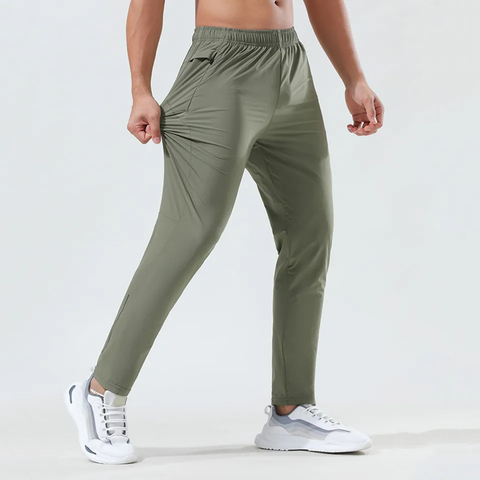 Men's Loose Thin Ice Silk Casual Training Pants