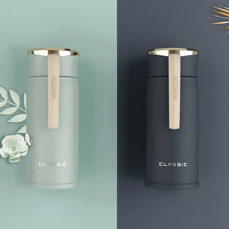 Small Portable Thermos Bottle 310ml Vacuum Flask Insulated Coffee Cup 304 Stainless Steel Tumbler Termo Acero Inoxidable Office