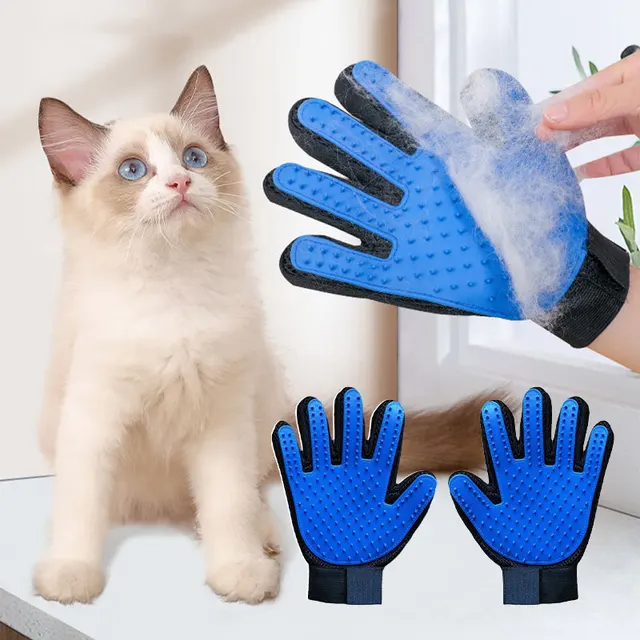 Pet Grooming Glove Brush 1