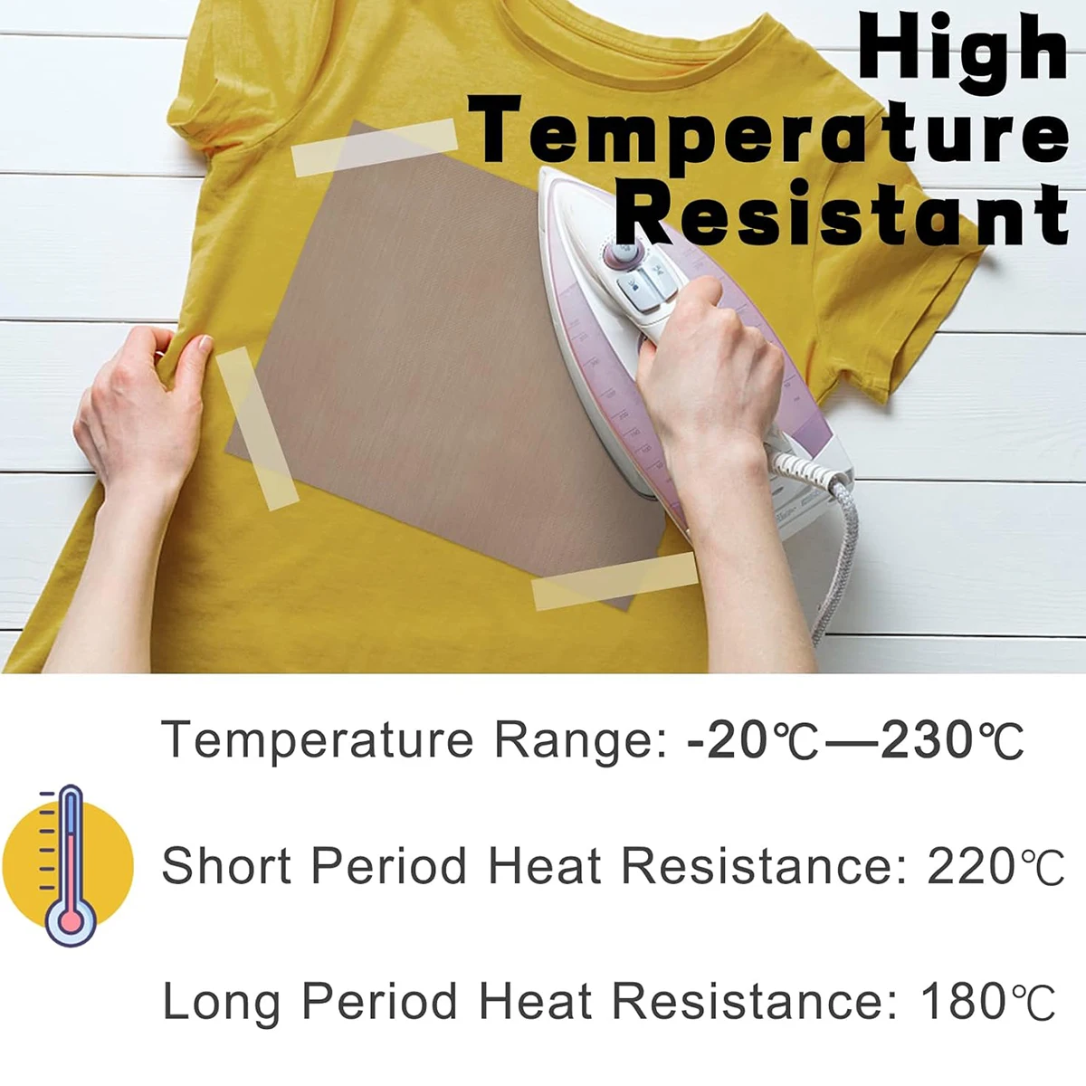 Ruban Adhésif Haute Température Résistant à La Chaleur Pour Masquage Soudure Revêtement En Poudre Sublimation Et Isolation Des Circuits Imprimés (20 Mm De Large