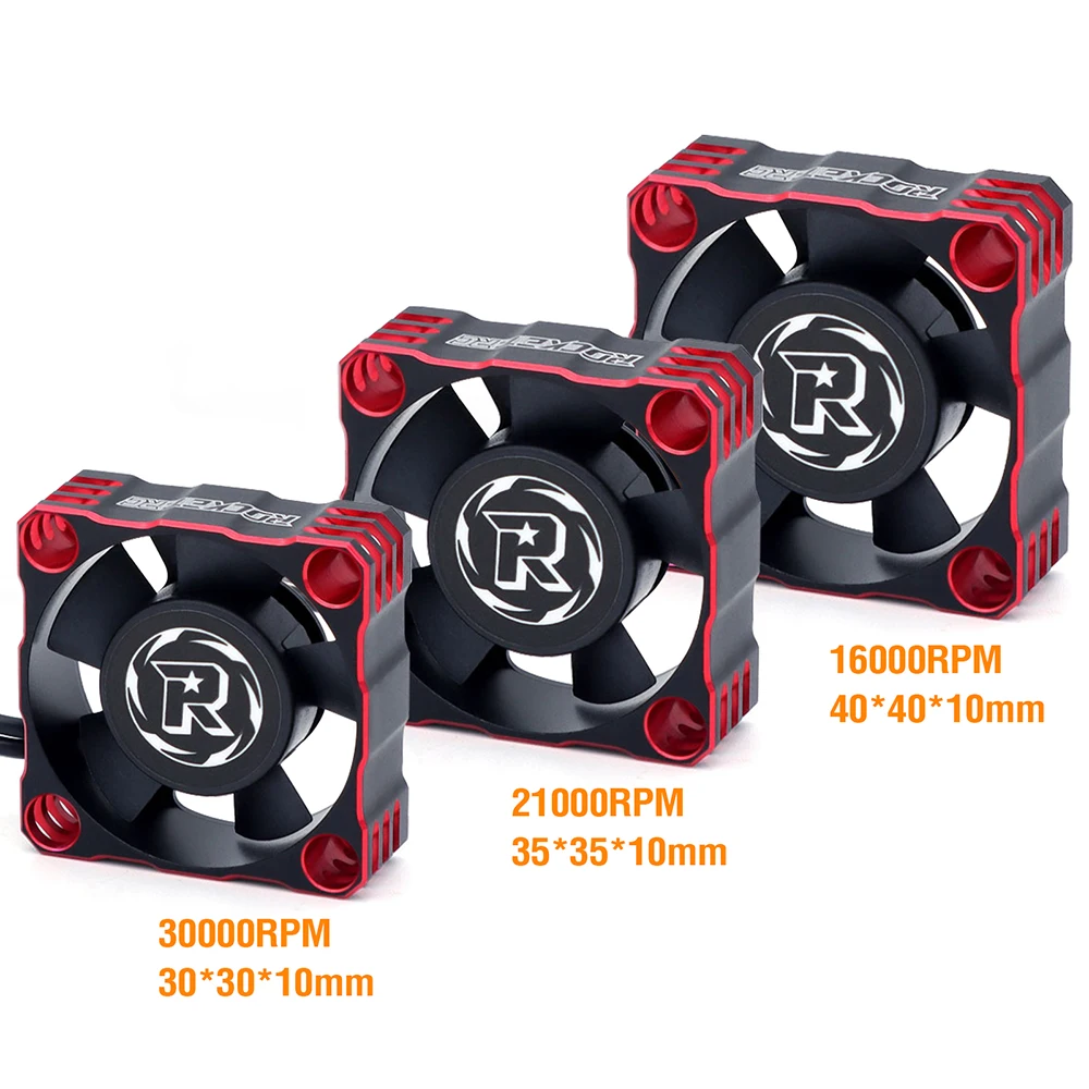 Raketen-RC-Metall kühl ventilator 8,4/40mm 16000 V 21000/30000 U/min a3 Version t6 Aluminium rahmen für die Wärme ableitung von RC-Esc-Motoren – Detail 20