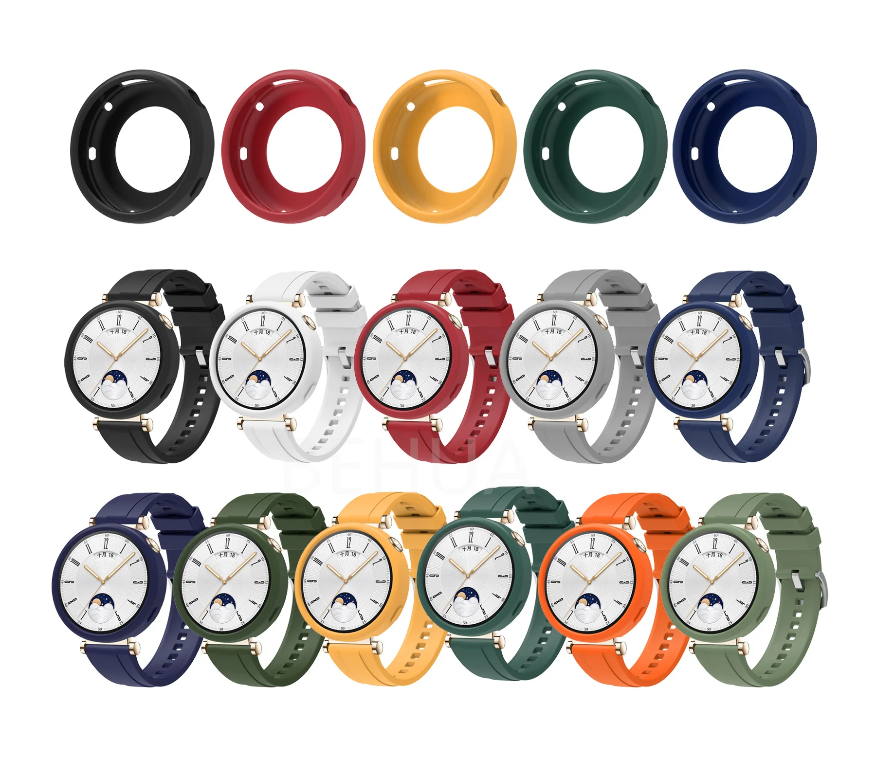 Soft Silicone Wristband with Protector Case