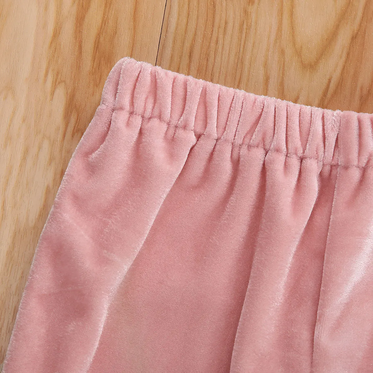 Girls Pants Spring Autumn Long High Waist Trousers for Kids Baby Girls Solid Elastic Waistband Leggings Flare Pants Child