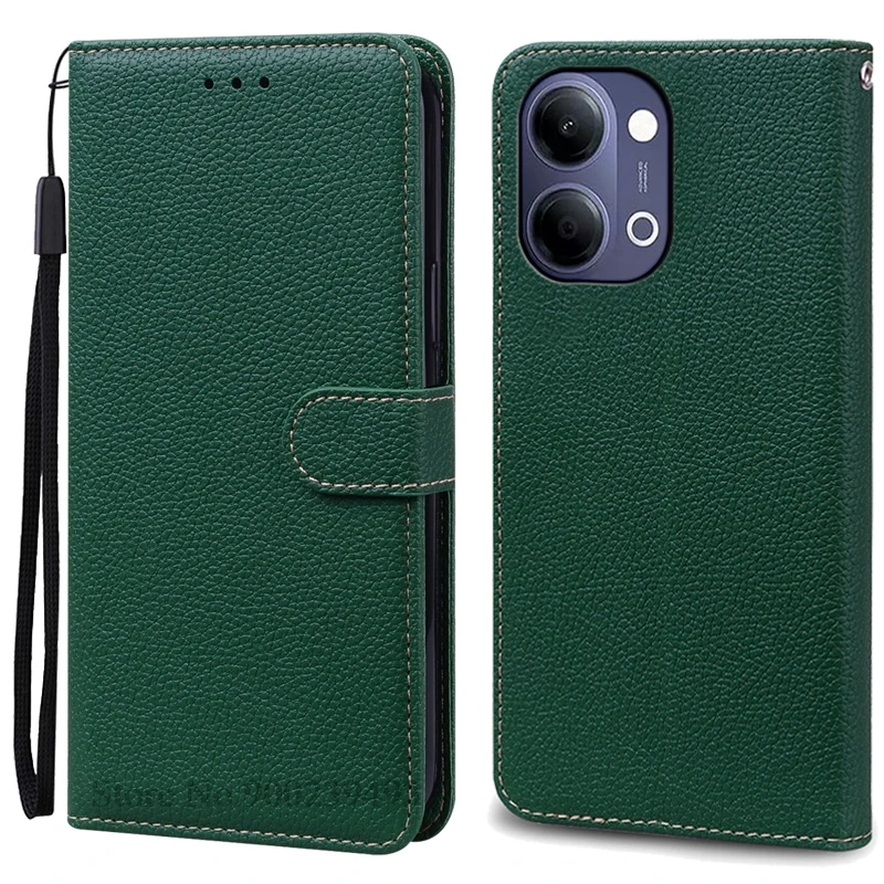 Leather Wallet Flip Case - Stylish Book Cover