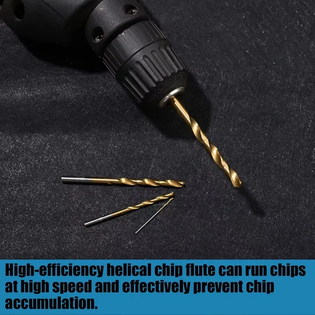 Drill Bit Set 13PCS Metric (3/16"-1/2") Tungsten Carbide Tips for Glass Metal Tile & Concrete Professional Power Tool