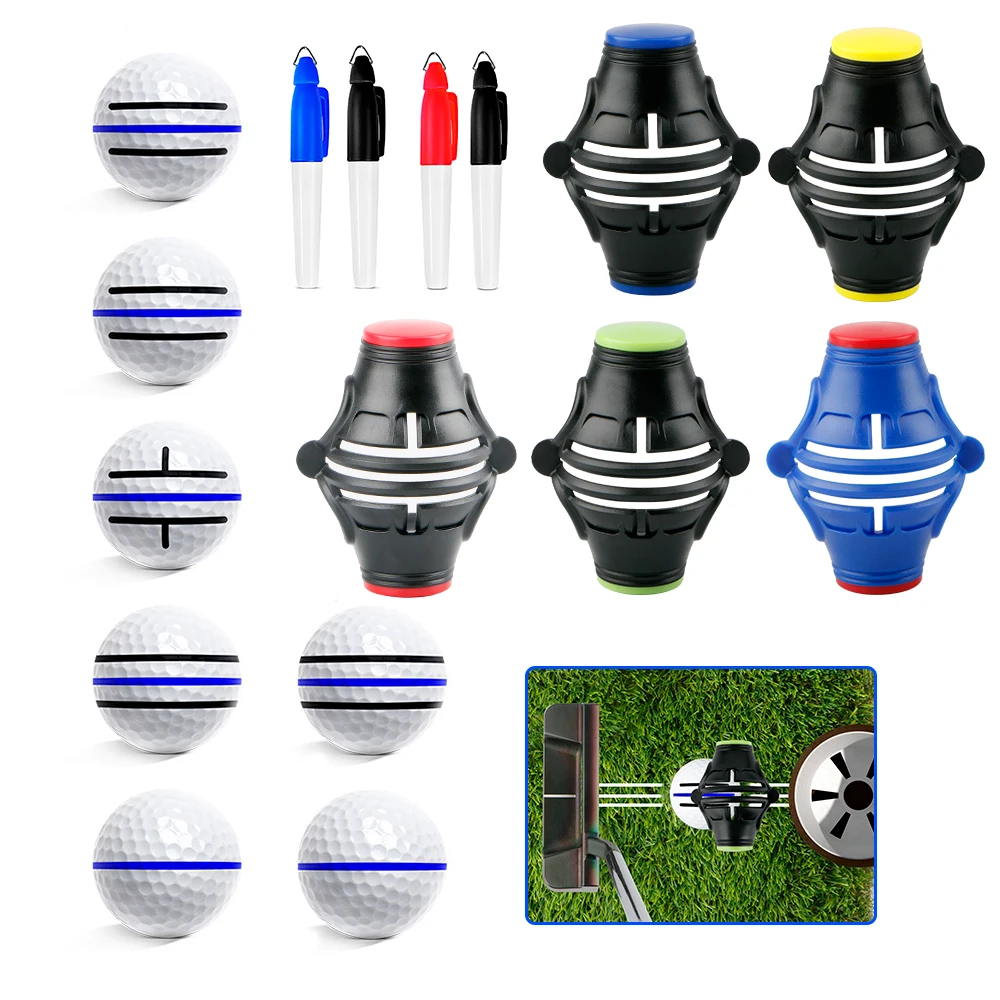 

Golf Ball Line Marker 360-Degree Rotatable Golf Ball Marking Stencil Golf Ball Alignment Identification Tool