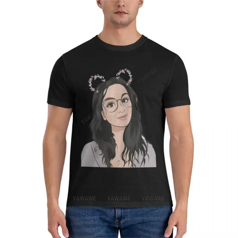 

Мужская хлопковая футболка sssniperwolf, детский пуловер с капюшоном, футболка с графическим рисунком, рубашки с кошкой, графическая футболка, Мужская черная футболка