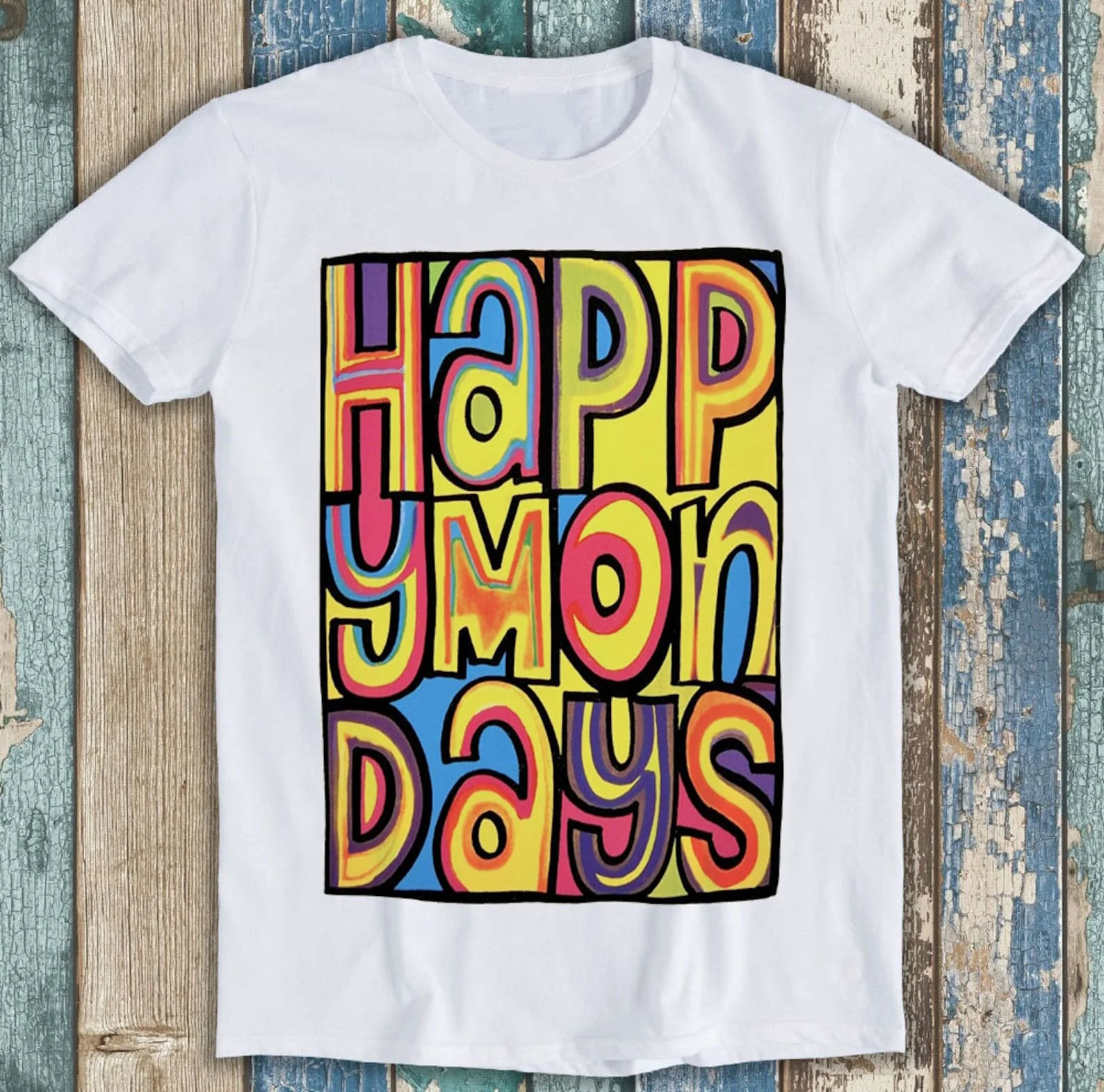 

Happy Mondays Indie Dance TV Show Madchester 90s Bez Ryder Best Seller Funny Movie Music Meme Top Gift Tee T Shirt