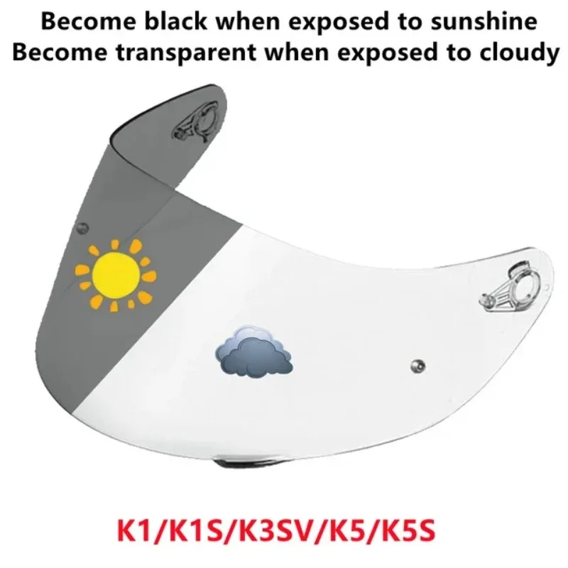 Фотохромный козырек для AGV K5 K5S K5-S K3SV K3-SV K1
