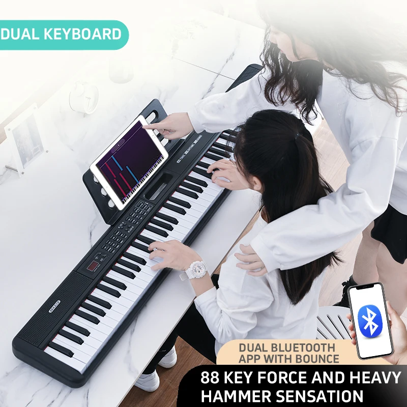 88-key standard key electric piano for beginners piano electronic organ