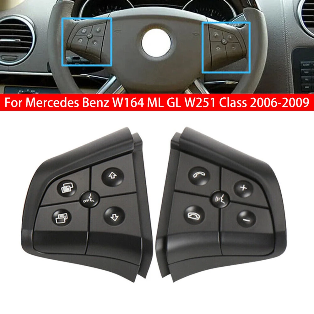 

Многофункциональная кнопка управления рулевым колесом для Mercedes Benz W164 ML GL W251 Class 2006-2009, аксессуары для интерьера