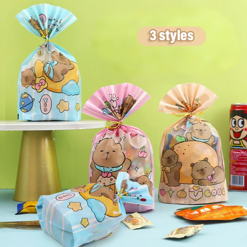 thumbnail image 2 of Capybara Party Gift Bags Candy Filled Bags Capybara Snack Bags Pinata Filled Bags Children's Birthday Party Supplies Baby Shower 2 of 13