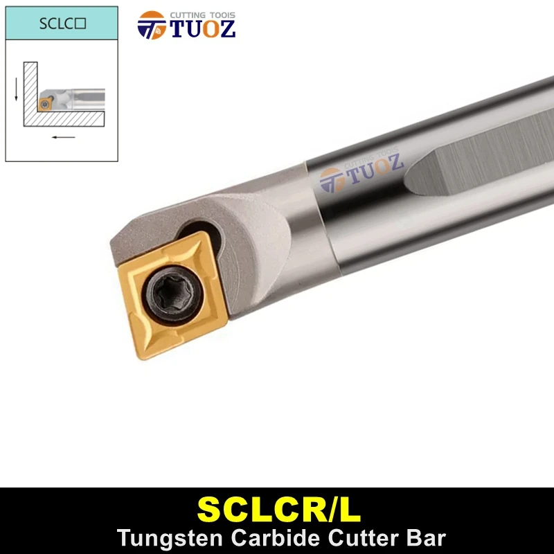 

Tungsten steel Shockproof SCLCR SCLCL 06 Lathe Boring Bar C06K C07K C08K C10K C12M C14N C16Q C18Q C20R Internal Turning Tool