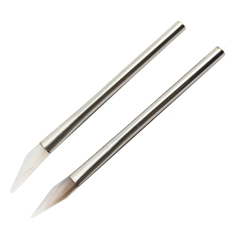Agate Pen Knife DIY Clay Pottery Ceramic Sculpture Tools Gold/Silver Polishing Scraping Bright Texture Knife Tools polymer clay tools pottery tools clay sculpting tools pottery sculpting tools clay craft tool