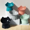 Elevated Pet Feeder for Cats & Dogs - Neck-Friendly, Anti-Tip Slanted Bowl for Food and Water 1