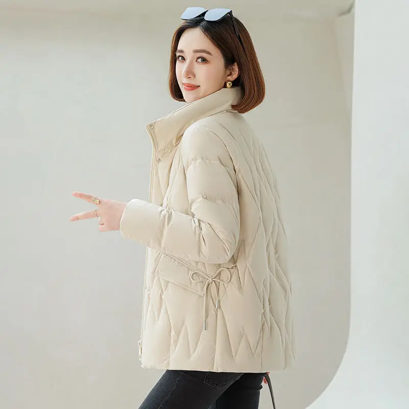 2023 New Women Down Jacket Winter Coat Female Short Parkas Loose Versatile Outwear Given To Philandering Leisure Time Overcoat