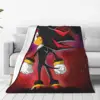 Shadow The Hedgehog Blankets Fleece Portable Sofa Throw Blankets For Couch Bedding Travel Throws Bedspread Quilt 1