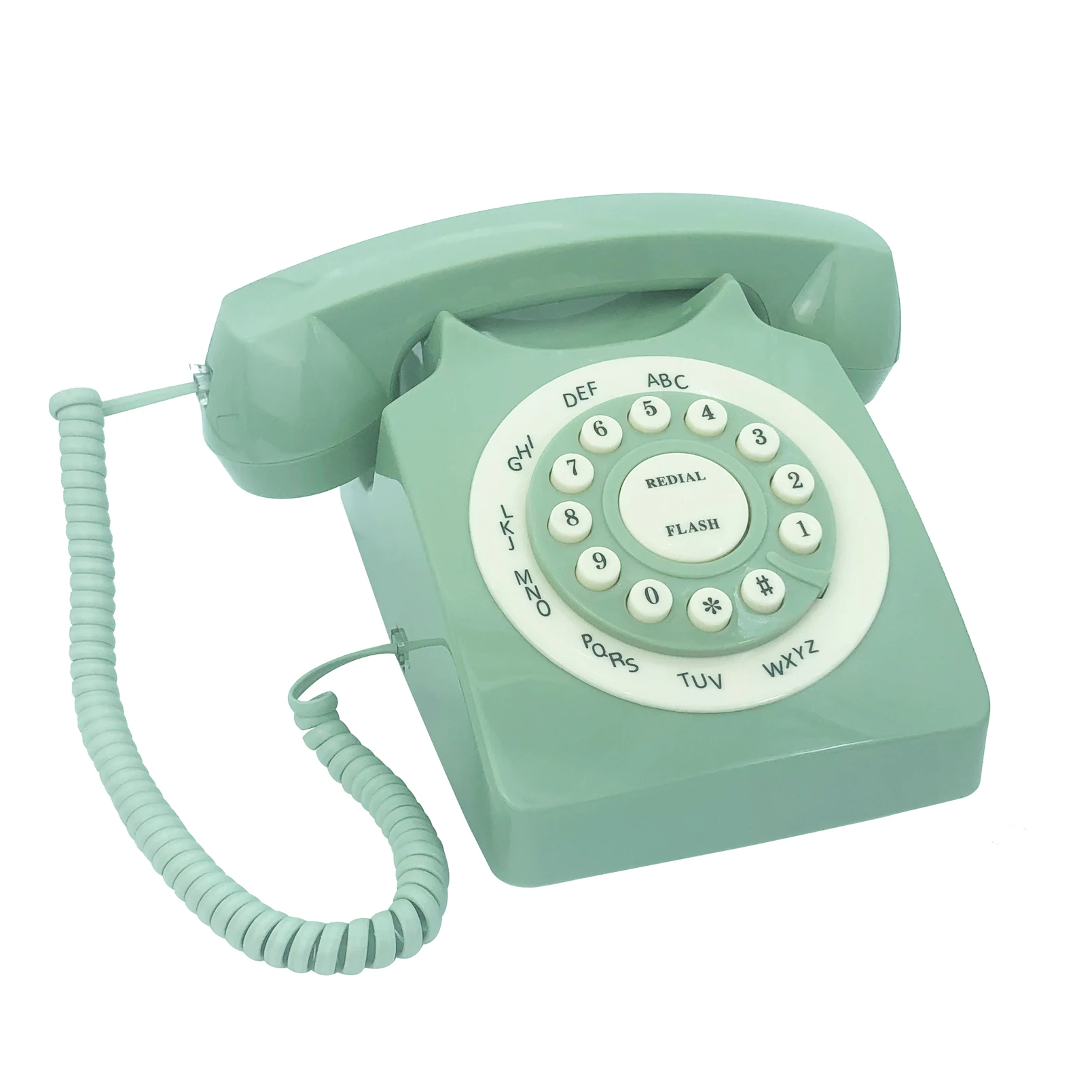 Corded Retro Phone, TelPal Vintage Old Phones, Classic 1930's Antique  Landline Phones for Home & Office Decor, Novelty Hotel Telephone with Redial