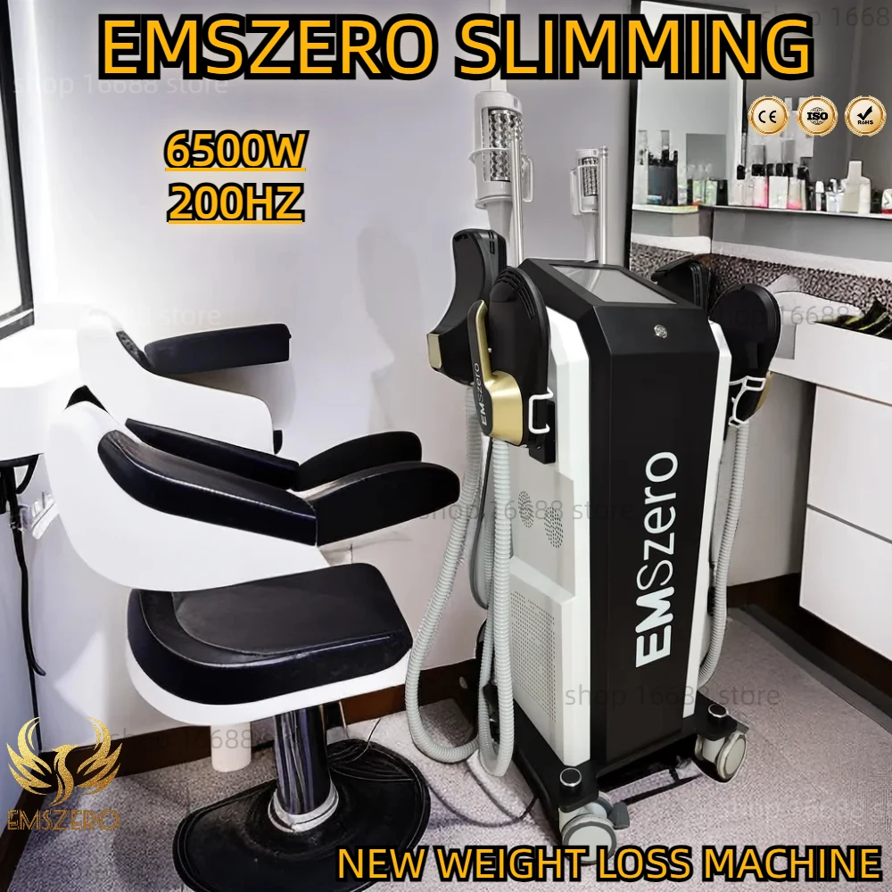 Emszero Neo Perdita Di Peso Rf Roller 200Hz 6500W Dimagrante 4/5/7 Maniglie Macchina Body Sculpting Gain Muscle Salon