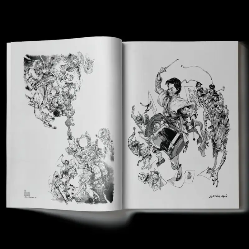 Kim Jung-gi's Latest English Sketchbook Collection 2024 Karl Kopinski - Image 3