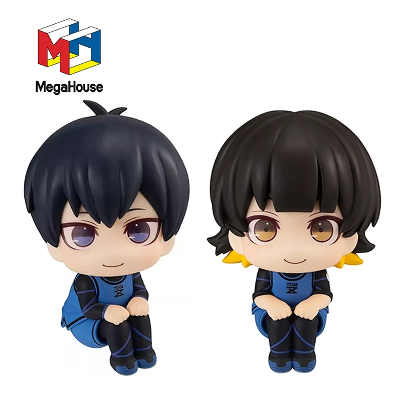 

In Stock Megahouse MH Look Up Blue Lock Isagi Yoichi Bachira Meguru Q Version Kawaii Original Anime Figure Model Collectible Toy