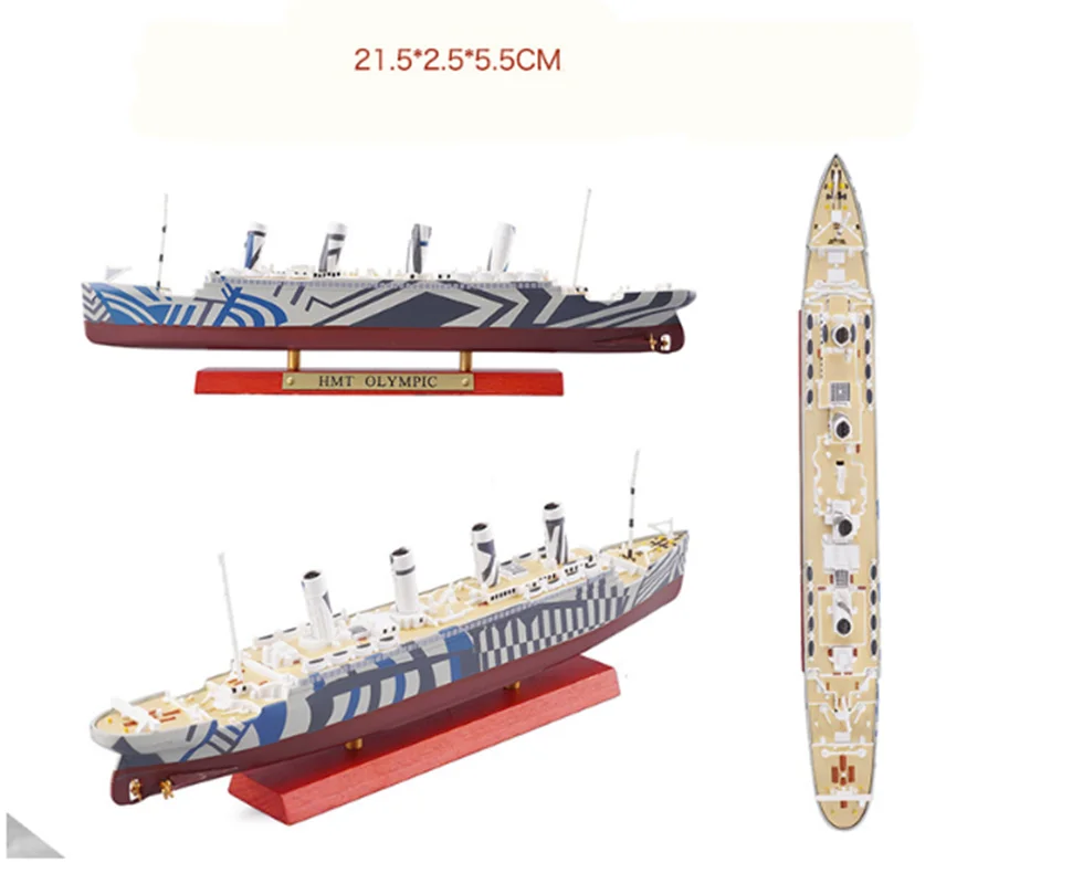 New product 1:1250 alloy cruise ship model,high-quality ship decorations,collectible gifts,wholesale 6