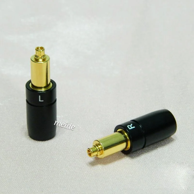 

Hi-Fi позолоченные штекеры для наушников, черные/серебряные штыри для наушников Shure srh1440 srh1840 SRH1540