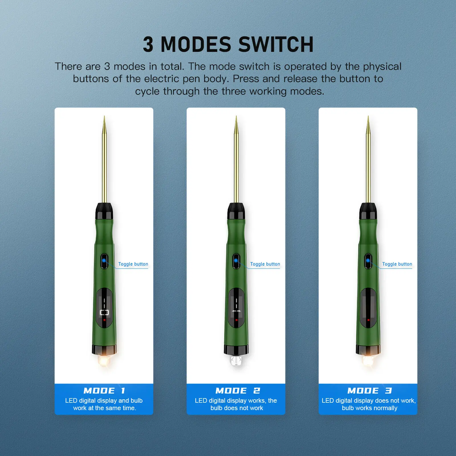 Circuit Tester Automotive Car Power Circuit Probe Kit 12V 24V Digital Display Load Polarity Voltage Test Pen