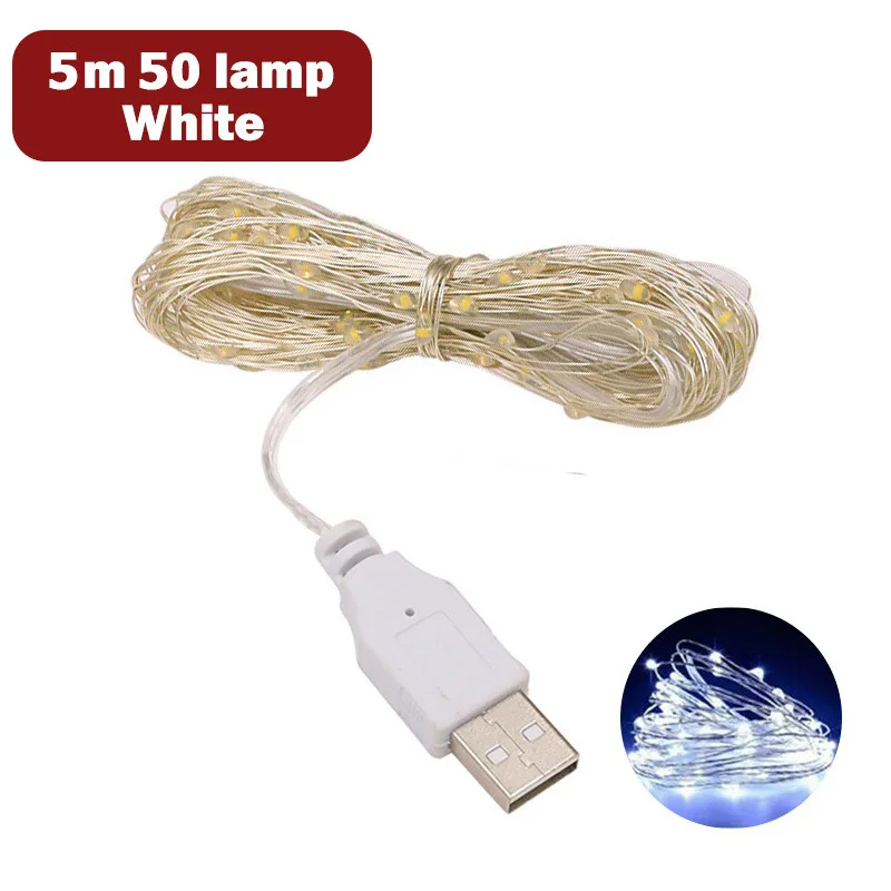 2-white 5m 50 led