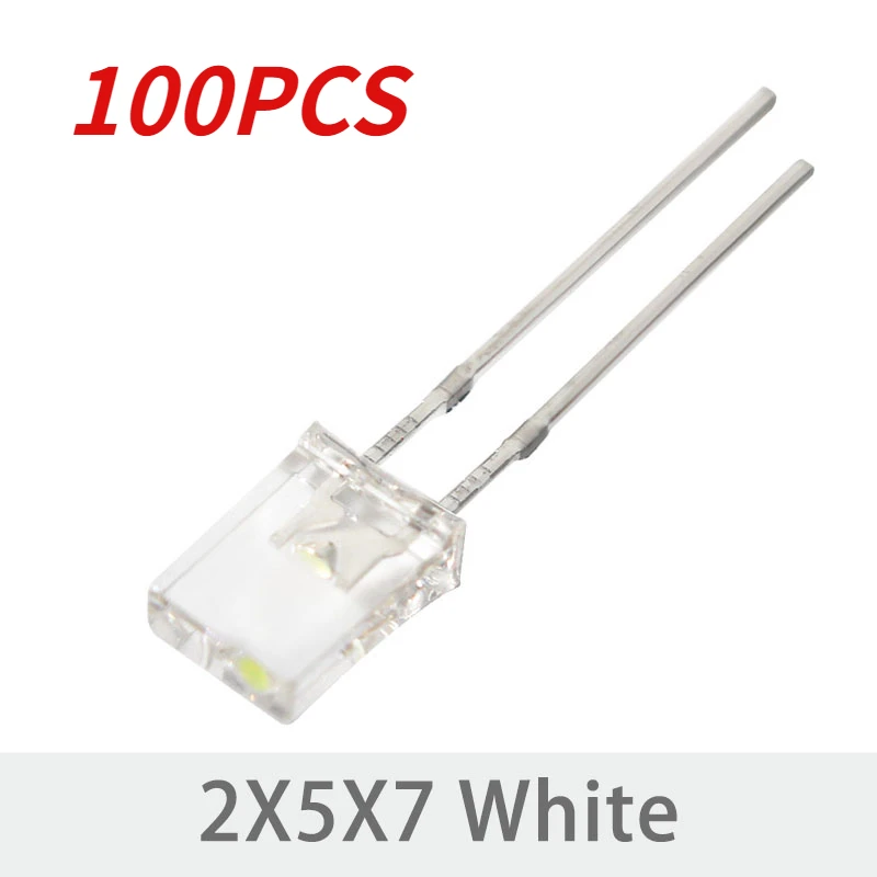 ตัวเลือกสินค้า 100 ชุด LED หลากสี 2x5x7 ส่องสว่างได้ทุกมุม