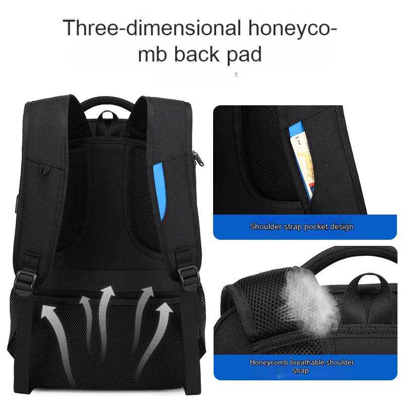 Trendy Men's Waterproof Sports Bag Multifunctional Travel Backpack School Bag High-end Casual Women's Backpack Computer Bag