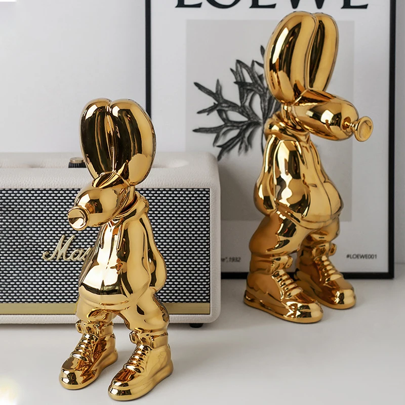 

Креативная подставка с абстрактным керамическим орнаментом, скульптура, статуя для кабинета, домашний декор, Офисные аксессуары, декоративный подарок