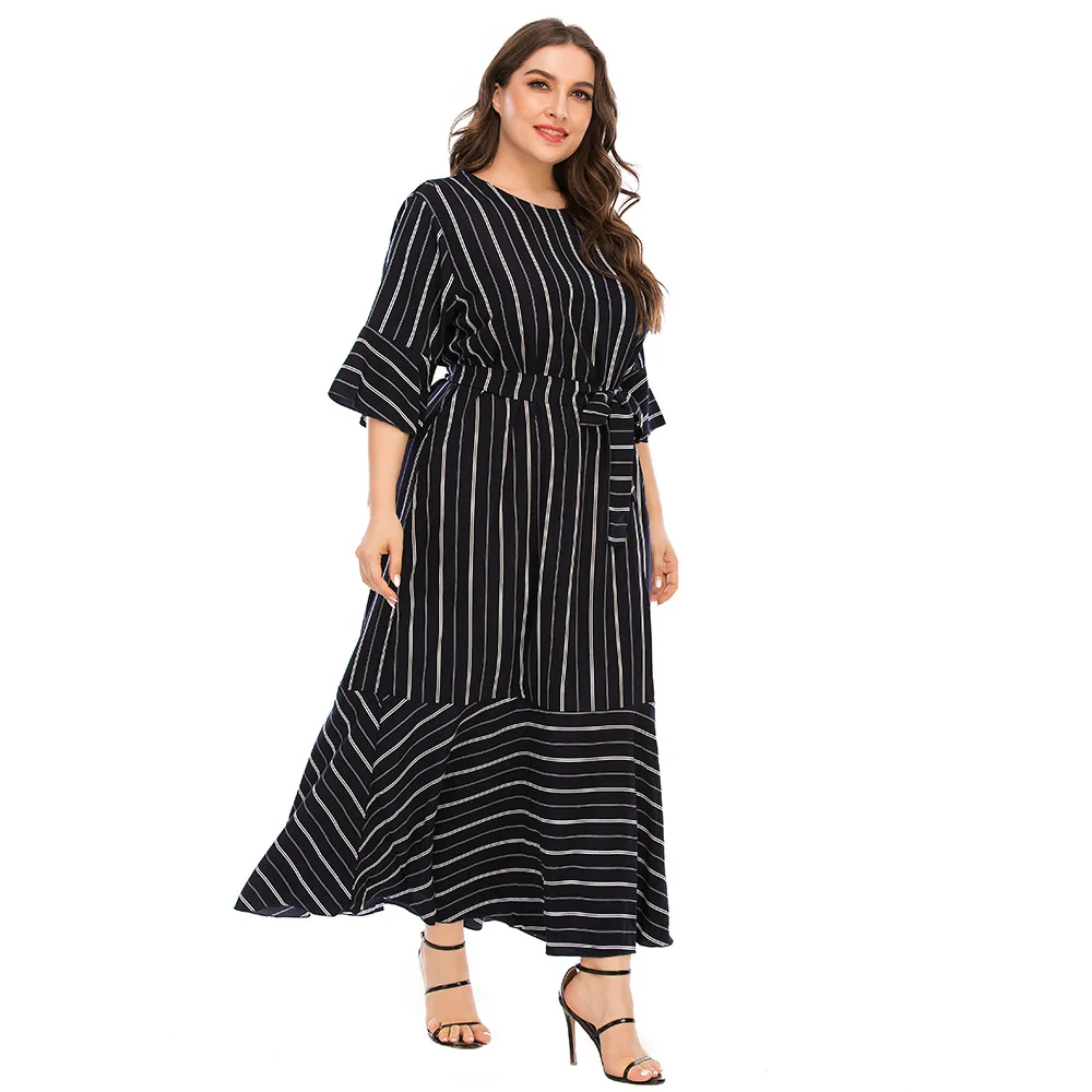 Рисунок 4 - Женское длинное платье в полоску