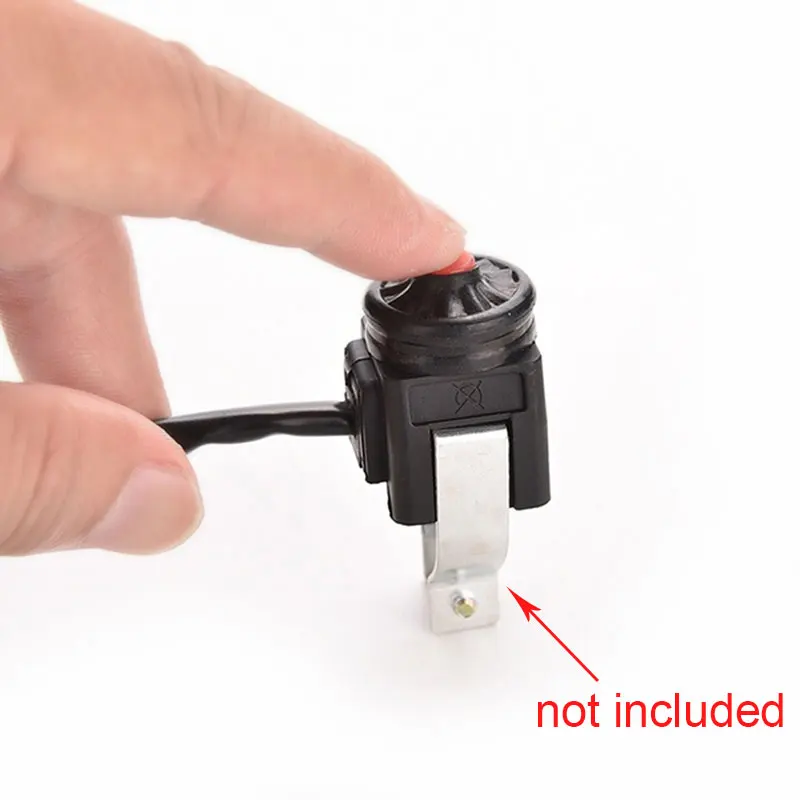 Universal Motorcycle Kill Switch Red Push Button Horn Starter Dirt Bike ATV UTV Dual Sport For 22mm Handlebar Mounted Bars 1 Pcs motorcycle kill switch