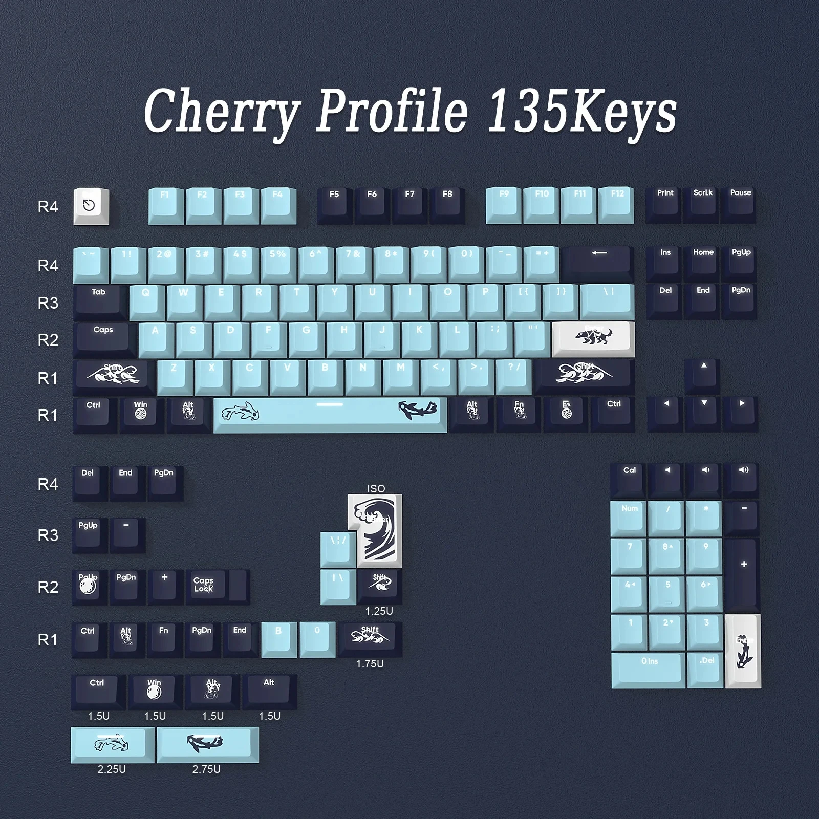 Pbt Backlight Keycap Custom Dye Sub Keycaps Perfil para Cherry Gateron mx Switches Gaming Tampas de Teclado Double Shot - Imagem 3