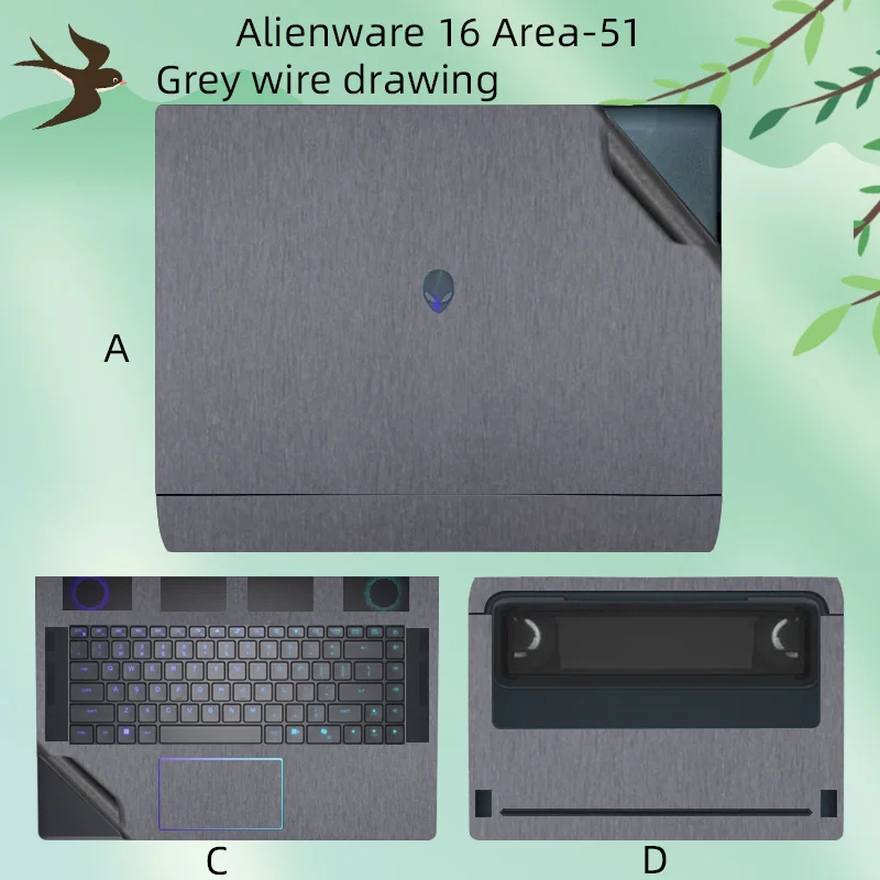 16인치 Alienware 16 Area-51 노트북 케이스 보호 필름, 컴퓨터 본체 뷰티 스티커에 적합합니다.