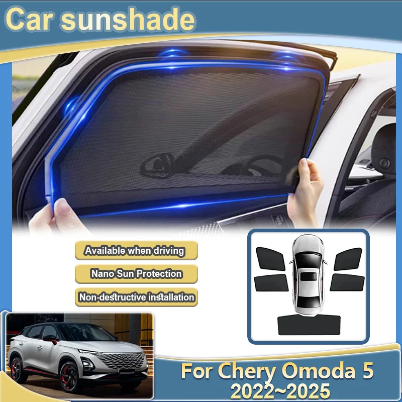 Compatible With Omoda C5 【ネコ】 2022 🏇 2023 車のサイド
