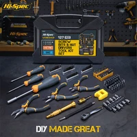 סט מברגים דיוק 127 חלקים Hi-Spec סט כלי עבודה לתיקון הבית סט כלי עבודה לברגים ביתיים סט כלי עבודה לברגים 6