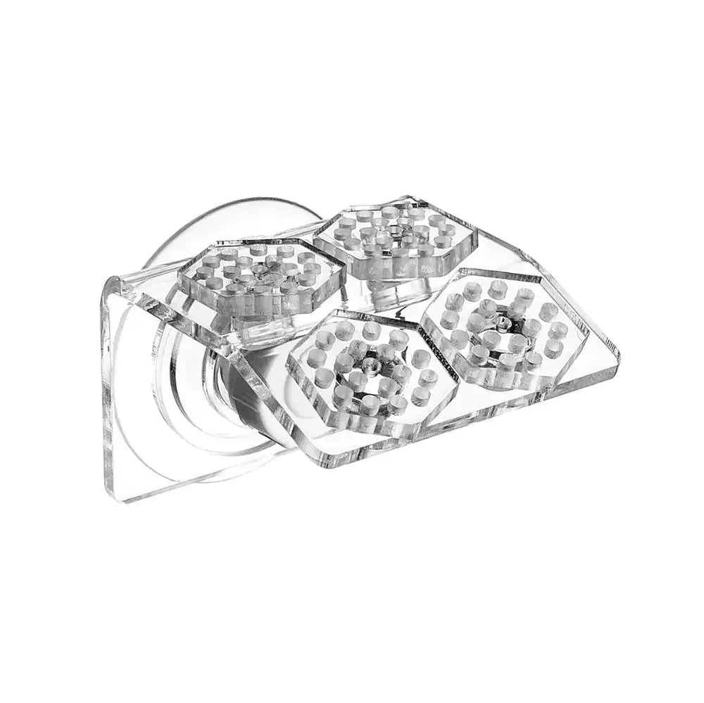 Marine Sources Aquarium Acrylic Magnetic Coral Frag Racks Plug Holder Bracket for 15mm Glass Thickness Fish Tank Supplies