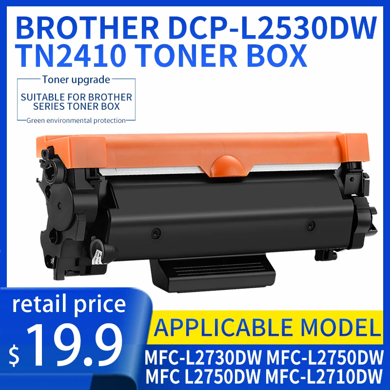Per La Cartuccia Di Toner Per Il Fratello Tn2410 Tn2420 Dcp-L2530Dw Mfc-L2730Dw Mfc-L2750Dw Mfc L2750Dw Mfc-L2710Dw