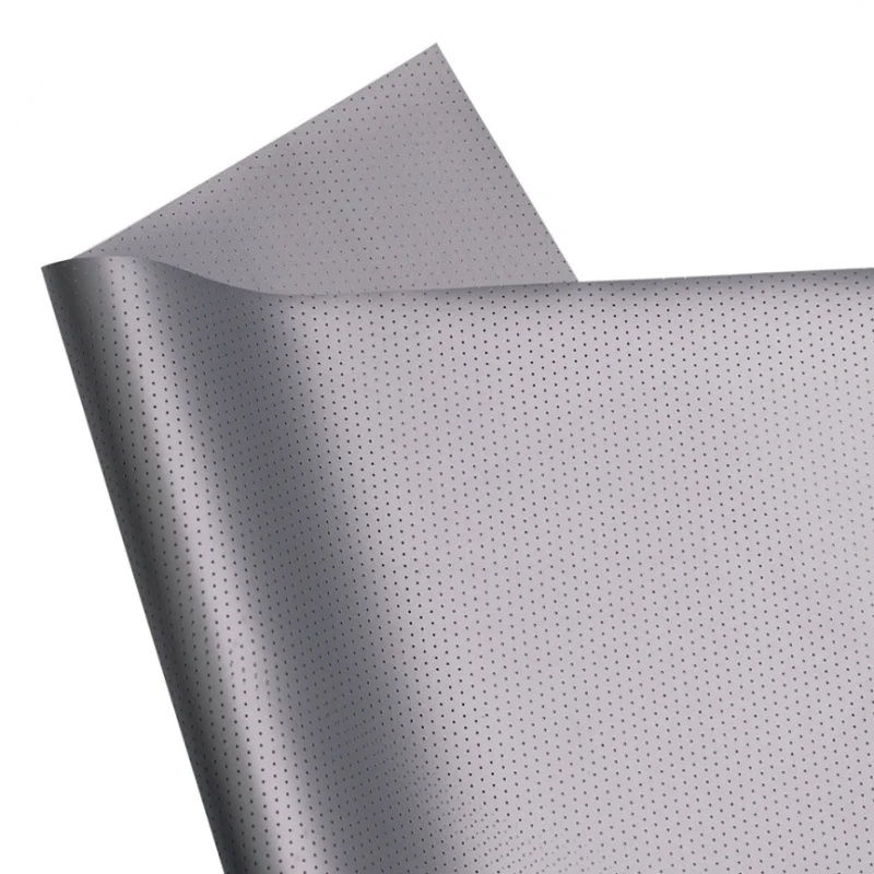Schermo per proiettore sollevabile motorizzato 16:9 Tessuto acustico trasparente perforato anti-luce da 150'' per home theater 4K Ultra HD - immagine 4
