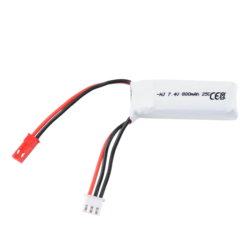 1-10 個 7.4V 800mAh リポバッテリー WLtoys K969 K979 K989 K999 P929