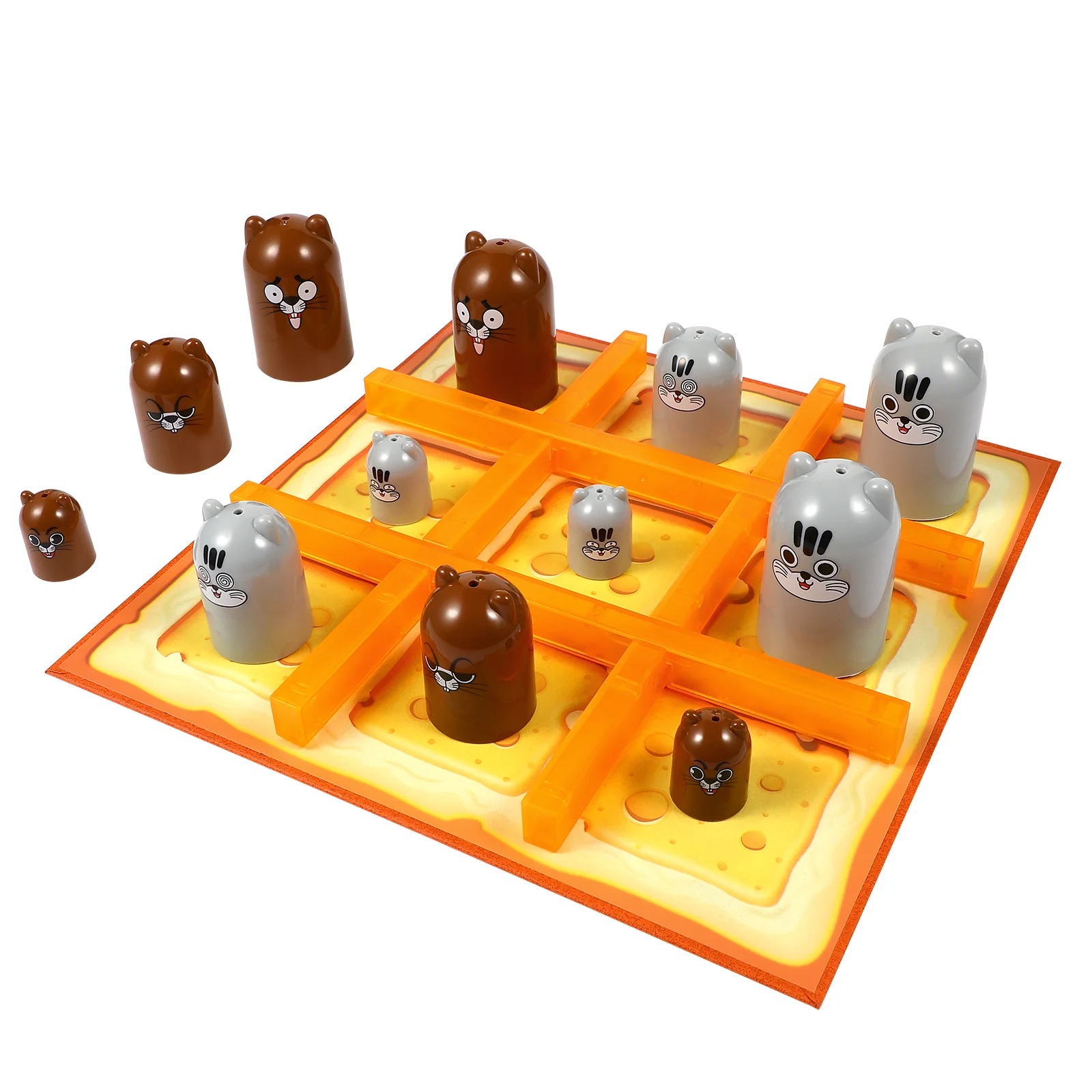 

1 Set Interactive Board Game Tabletop Puzzle Game Toy Party Desktop Checkers Stacking Puzzle Board Game