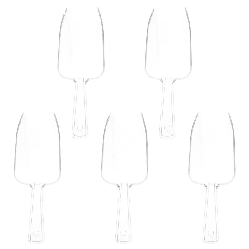 Mini Plastic Candy Spoons 5pcs for ice cream scoop,ice shovel scoop,ice cube scoop
